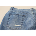 Dolce & Gabbana Blue Washed Cotton Casual Denim Jeans PAN73376 - 54