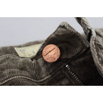 Acht Gray Washed Cotton Corduroy Slim Fit Men Jeans PAN74128 - 48
