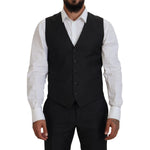 Dolce & Gabbana Gray MARTINI 3 Piece Slim Fit Suit KOS2101- 48