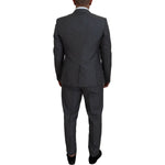 Dolce & Gabbana Gray MARTINI 3 Piece Slim Fit Suit KOS2164- 52