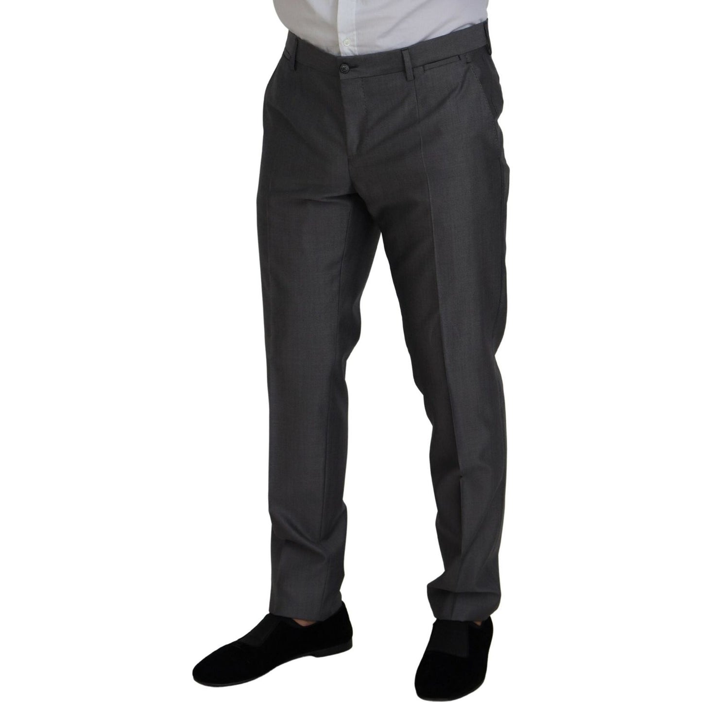 Dolce & Gabbana Gray SICILIA 3 Piece Slim Fit Suit KOS2168- 52