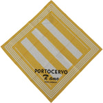 Dolce & Gabbana Yellow Portocervo Cotton Shawl Wrap Scarf MS6469