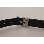 Dolce & Gabbana Red Exotic Leather Metal Logo Buckle Belt BEL8403 - 75