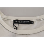 Dolce & Gabbana White Printed Short Sleeves Men T-shirt TSH83620 - 44