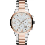 Emporio Armani Elegant Two-Tone Timepiece for Men 4013496294521