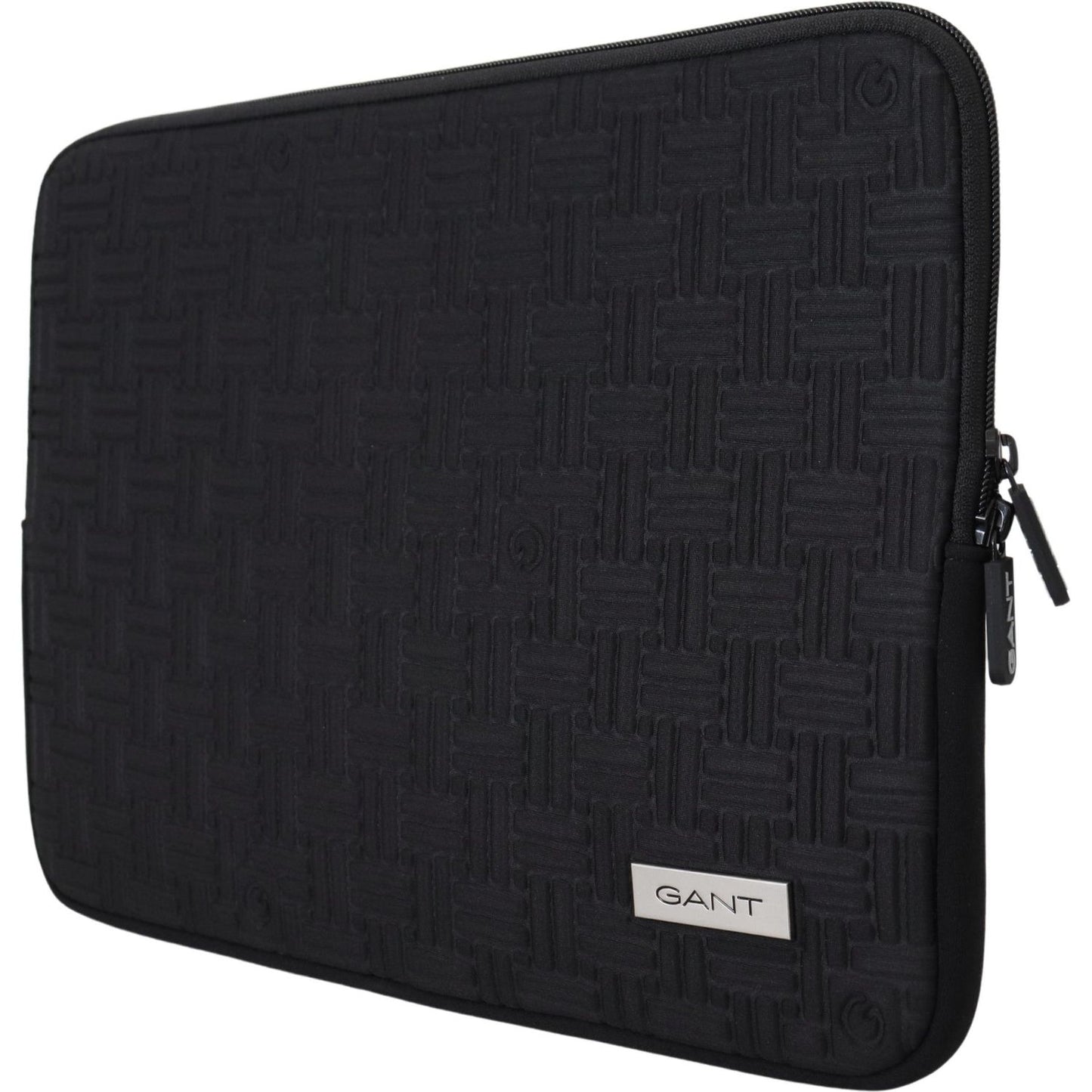 Gant Black Padded Pouch Bag Zipper Cover Sleeve Case VAS130823
