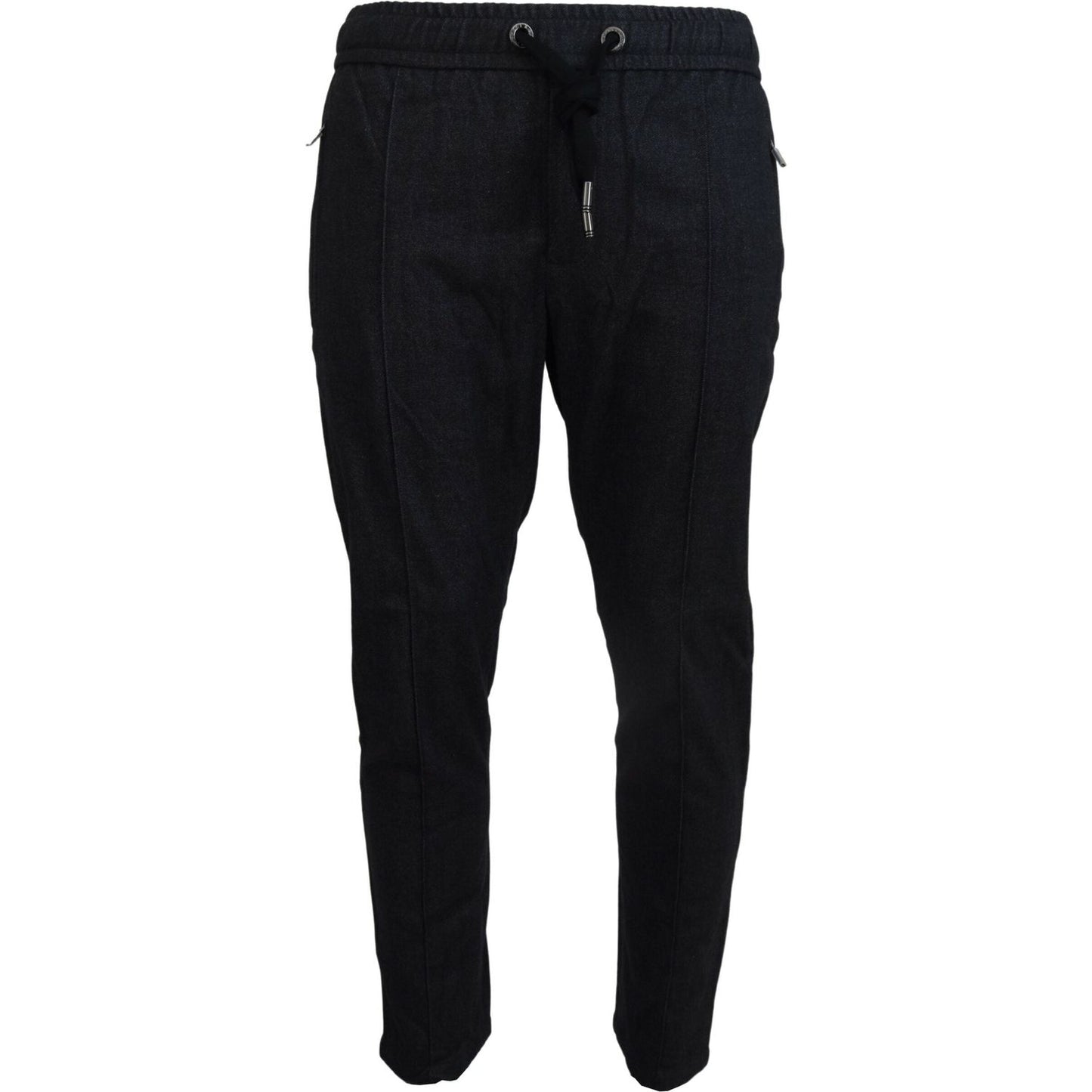 Dolce & Gabbana Grey Cotton Tapered Cotton Pants PAN74536- 46