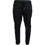 Dolce & Gabbana Grey Cotton Tapered Cotton Pants PAN74536- 46