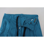Dolce & Gabbana Blue Cotton Chinos Trousers Pants PAN74540- 44