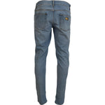 Dolce & Gabbana Blue Wash Slim Fit Cotton Denim Jeans PAN74541- 60