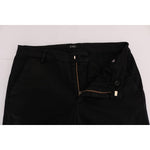 Costume National Black Slim Fit Cotton Stretch Pants SIG60460-5