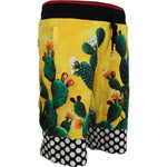 Dolce & Gabbana Multicolor Cactus Print Cotton Sweat Shorts PAN74569-44