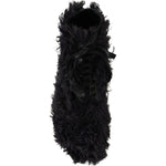 Dolce & Gabbana Black Leather Shearling Ankle Boots Dolce & Gabbana Black
