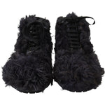 Dolce & Gabbana Black Leather Shearling Ankle Boots Dolce & Gabbana Black