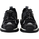 Dolce & Gabbana Black Mesh Sorrento Trekking Sneakers Shoes LA10186- 35.5