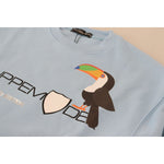 Philippe Model Light Blue Logo Printed Long Sleeves Sweater TSH83275 - 38