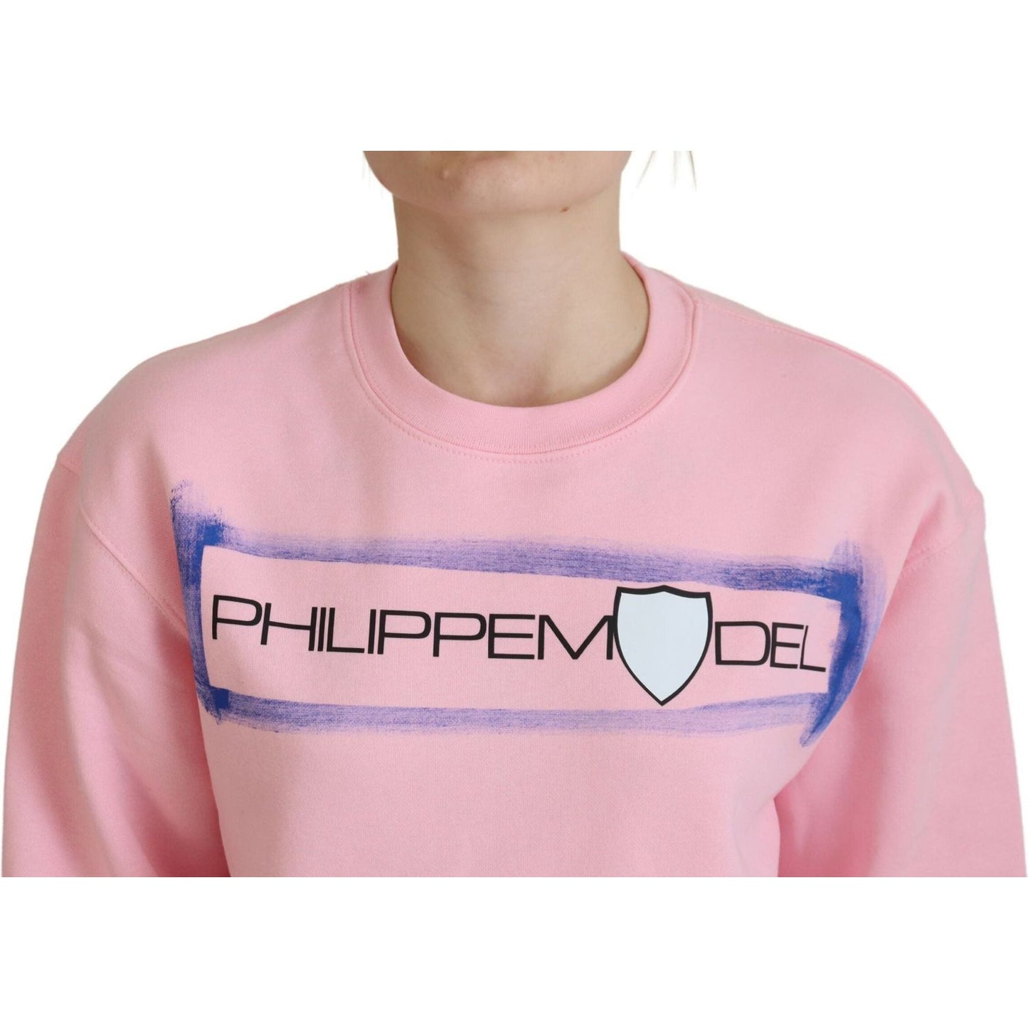 Philippe Model Pink Printed Long Sleeves Pullover Sweater TSH83283 - 38