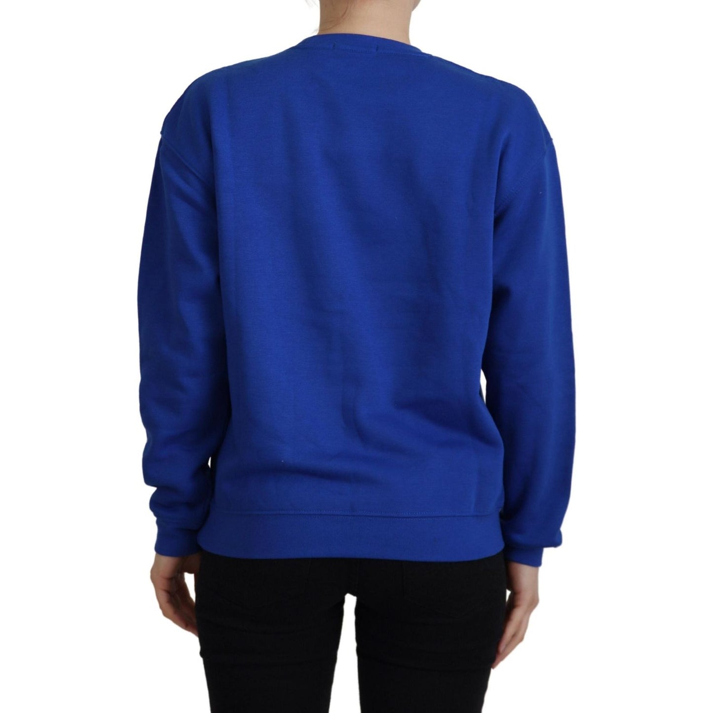 Philippe Model Blue Printed Long Sleeves Pullover Sweater TSH83292-38