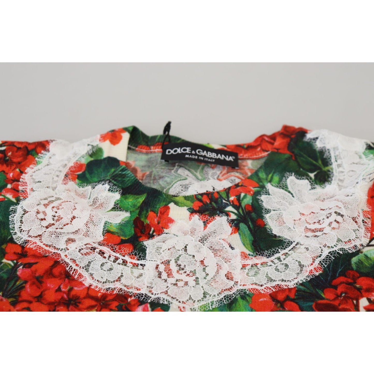 Dolce & Gabbana White Floral Wool Lace Vest Tank Top TSH8079-38