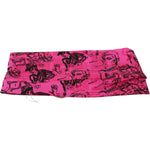 John Galliano Pink Newspaper Print Bra Cropped Blouse TSH83272- XS