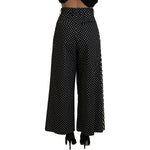Dolce & Gabbana Multicolor Polka Dots High Waist Pants PAN74592- 38