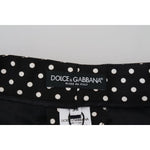 Dolce & Gabbana Multicolor Polka Dots High Waist Pants PAN74592- 38