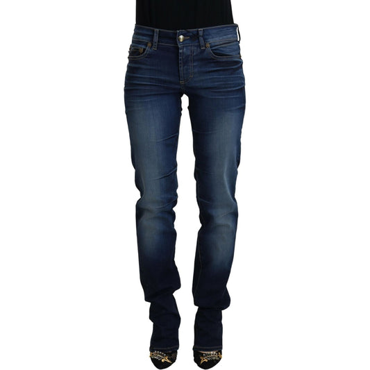 Just Cavalli Blue Cotton Women Casual Denim Jeans