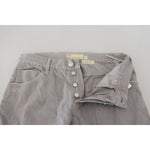 Acht Gray Cotton Straight Fit Folded Hem Casual Denim Jeans PAN74681-48