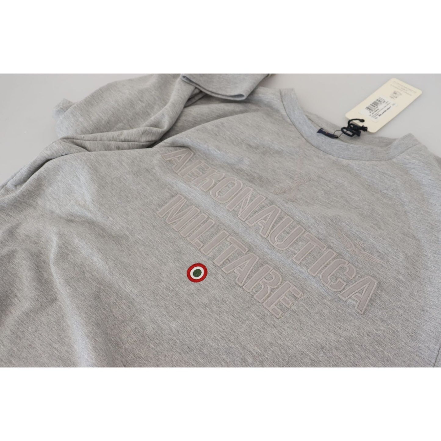 Aeronautica Militare Gray Men Pullover Sweatshirt Sweater