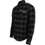 Dolce & Gabbana Black Gray Check Men Long Sleeves Shirt TSH83670-39