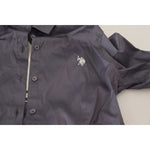 U.S. POLO ASSN. Gray Printed Long Sleeves Collared Top TSH83212 -38