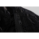 Dolce & Gabbana Black Nylon Hooded Full Zip Bomber Jacket JKT3610-48