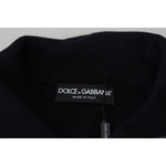 Dolce & Gabbana Black Silk Turtle Neck Pullover Sweater TSH83962-54