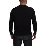 Dolce & Gabbana Black Cashmere Button Down Cardigan Sweater TSH83993-50