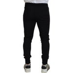 Dolce & Gabbana Black Wool Horseshoe Jogger Pants PAN74799-52