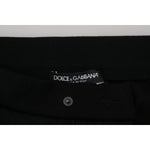 Dolce & Gabbana Black Wool Horseshoe Jogger Pants PAN74799-52