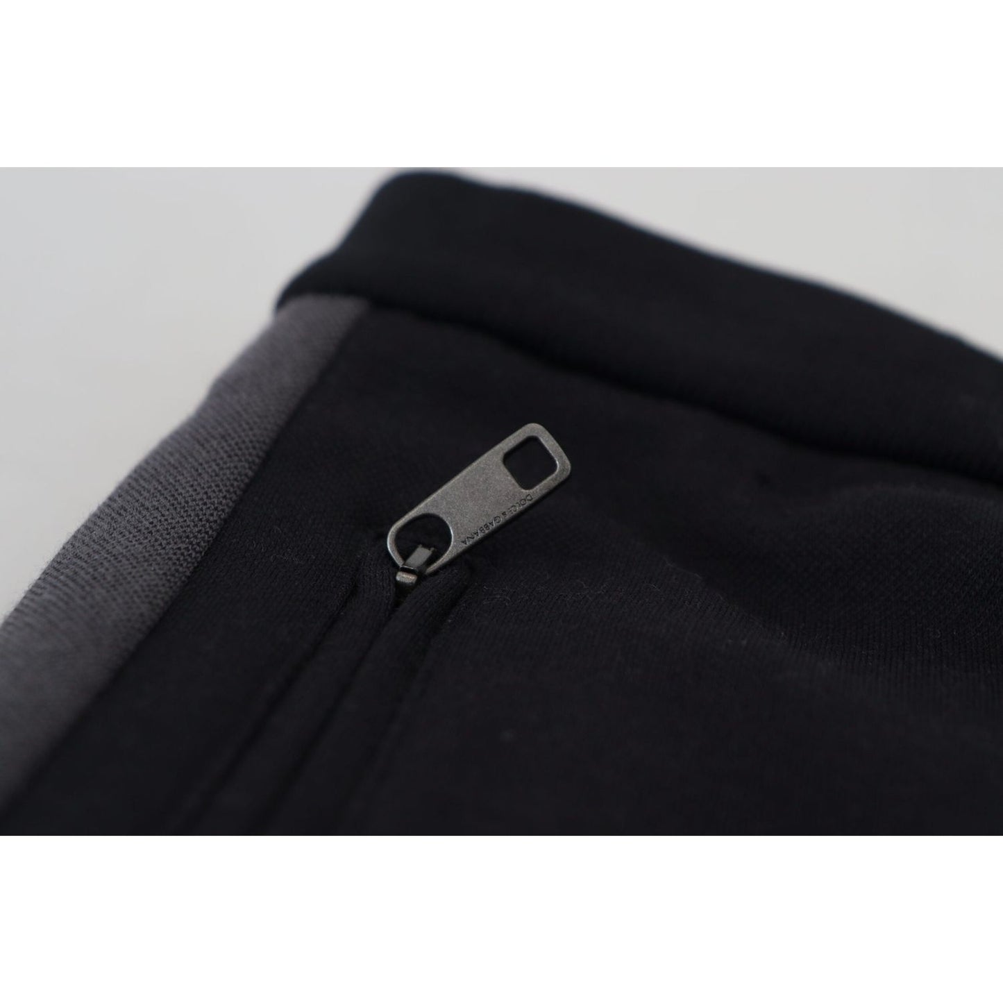 Dolce & Gabbana Black Wool Horseshoe Jogger Pants PAN74799-52