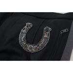 Dolce & Gabbana Black Wool Horseshoe Jogger Pants PAN74799-52