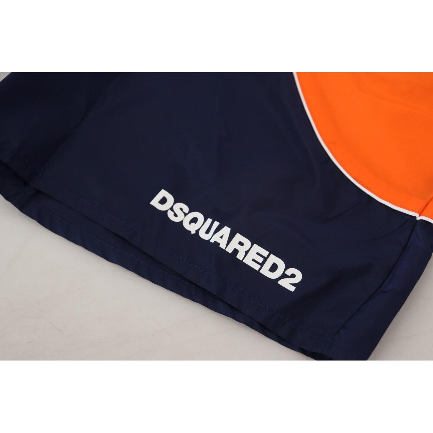 Dsquared² Multicolor Logo Print Men Beachwear Swimwear Short BIK1662- 48