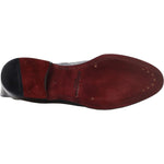 Dolce & Gabbana Elegant Gray Chelsea Leather Boots Dolce & Gabbana Dark Slate Gray