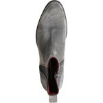 Dolce & Gabbana Elegant Gray Chelsea Leather Boots Dolce & Gabbana Dim Gray