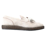Dolce & Gabbana Elegant Ivory Leather Espadrilles Dolce & Gabbana Dark Slate Gray