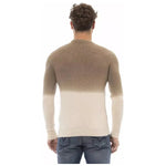 Alpha Studio Beige Alpaca Men Sweater AL-23441-IT54 | XXL