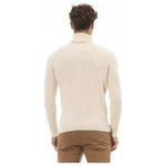 Alpha Studio Beige Alpaca Men Sweater AL-23429-IT52 | XL