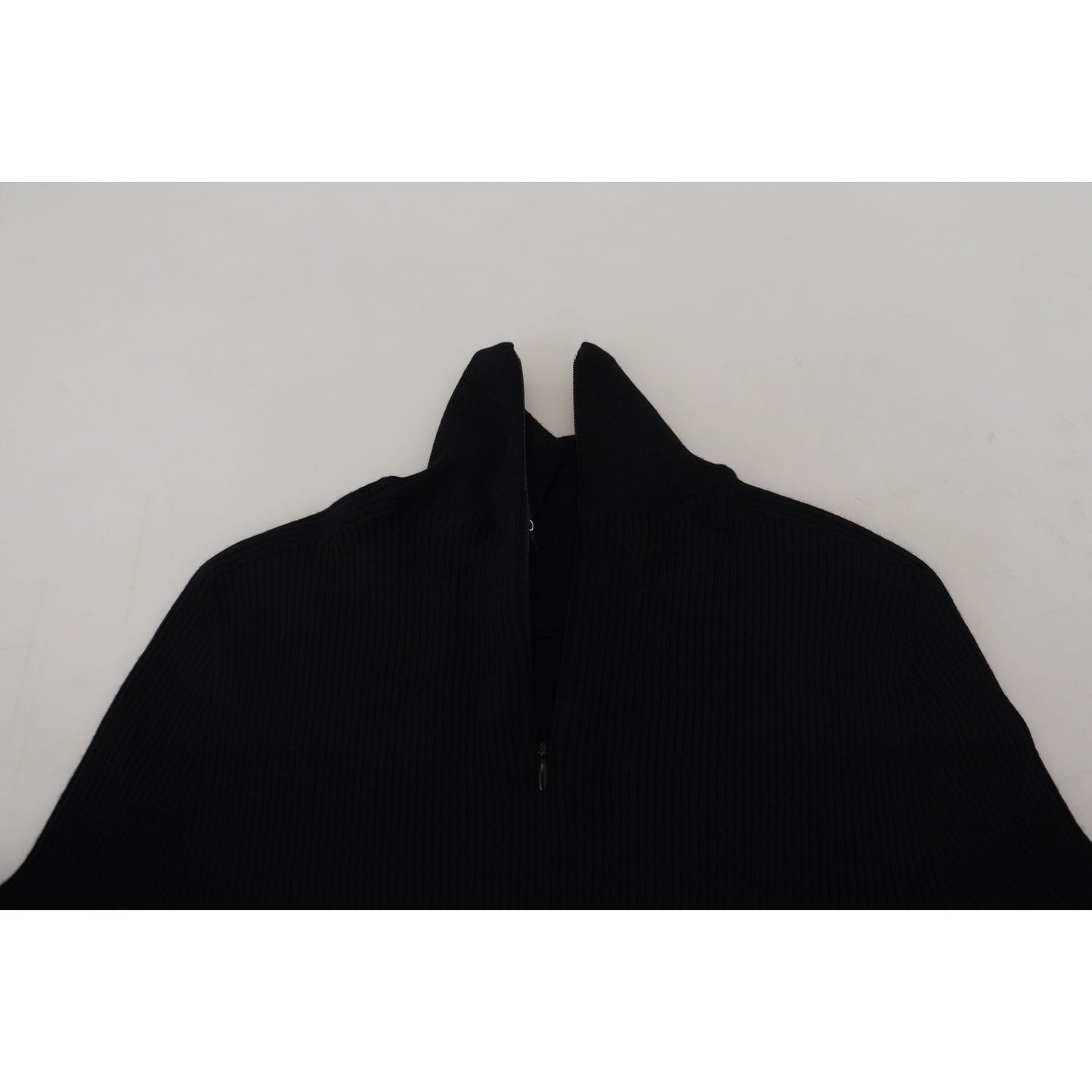 Dolce & Gabbana Black Half Zip Turtleneck Pullover Sweater TSH83954- 42