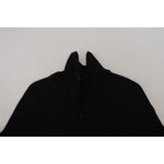 Dolce & Gabbana Black Half Zip Turtleneck Pullover Sweater TSH83954- 42