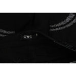 Costume National Black Sequined Mid Waist Slim Fit Denim Jeans PAN70639-26