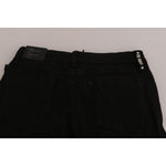 Costume National Black Embellished Mid Waist Skinny Denim Jeans PAN70646-26