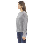 Baldinini Trend Gray Wool Women Sweater BA-23657-M
