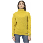 Baldinini Trend Yellow Wool Women Sweater BA-23651-S